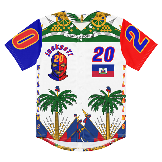 Slxm Villains Haiti Baseball Jersey