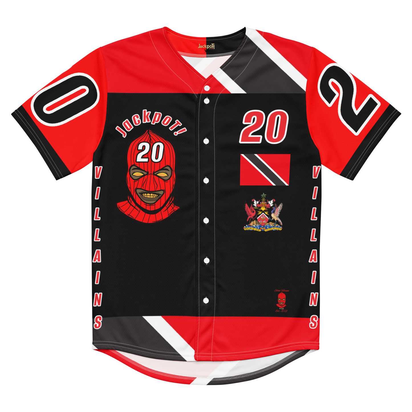 Slxm Villains Trinidad Baseball Jersey